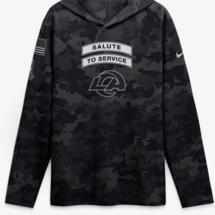 Rams Salute to Service 2026 Long Sleeve Hoodie