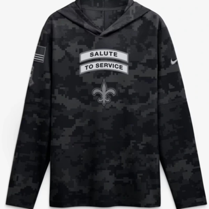 Saints Salute to Service 2026 Long Sleeve Hoodie