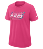 San Francisco 49ers 2026 Pink Crucial Catch T-Shirt