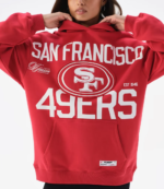 San Francisco 49ers Off Season Oversized Hoodie (3)