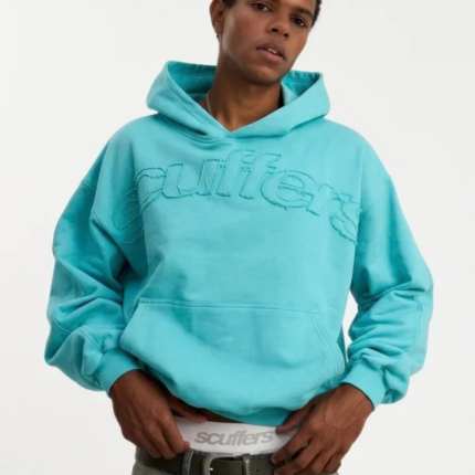 Scuffers Classic Teal Pullover Hoodie