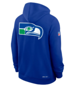 Seattle Seahawks Nike Royal Standard Issue Hoodie (1)