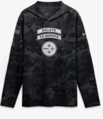 Steelers 2026 Salute to Service Hooded Long Sleeve Tee