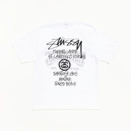 Stüssy Tears New York Fishing Tour White T-Shirt