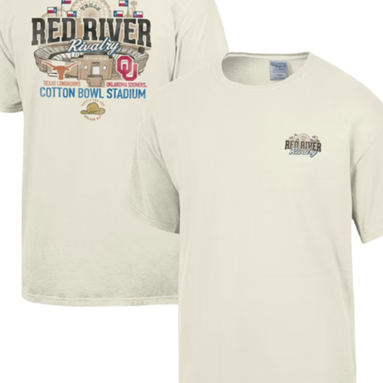 Texas Longhorns Oklahoma 2026 Red River Rivalry Graphic T-Shirt