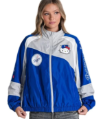 The Wild Collective LA Dodgers Hello Kitty Track Jacket