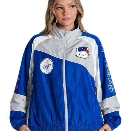 The Wild Collective LA Dodgers Hello Kitty Track Jacket