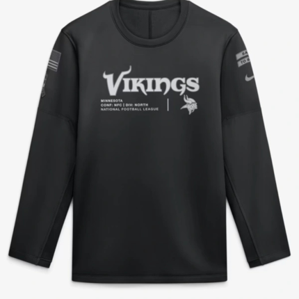 Vikings 2026 Salute to Service Pullover Sweatshirt