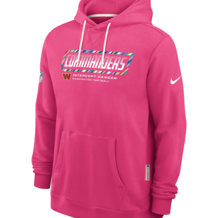 Washington Commanders 2026 Crucial Catch Pink Hoodie